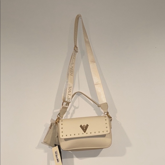 Valentino Orlandi Cream Studded Crossbody Bag - Picture 11 of 13